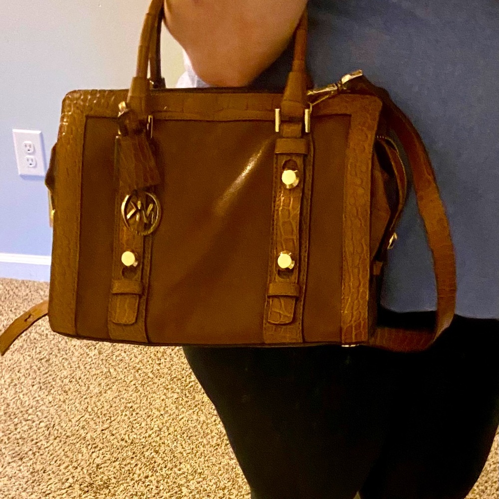 Michael Kors Authentic Tan Leather Handbag